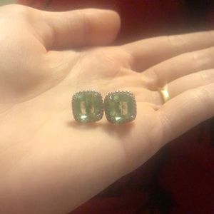 Real Peridot earrings